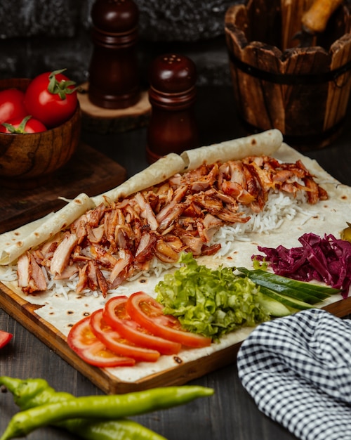 Chicken Shawarma Plate
