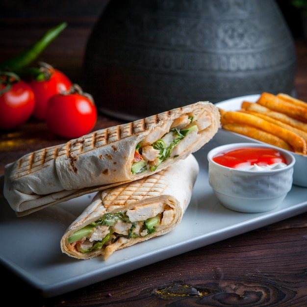 Chicken Shawarma Wrap